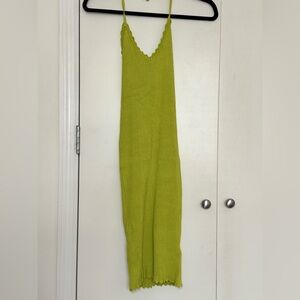 Urban Outfitters Green Halter Dress - Size Small